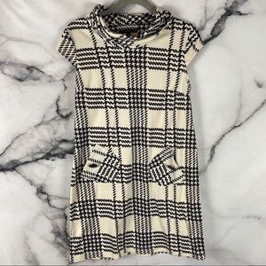 Tiana B. Black and White Retro Dress